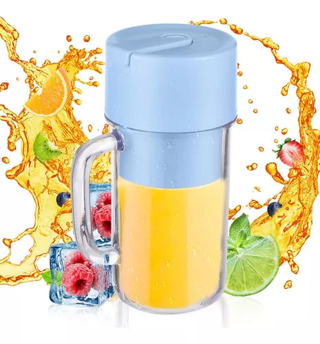 Batidora Portátil con Pajita – Smoothies y Batidos en Cualquier Lugar